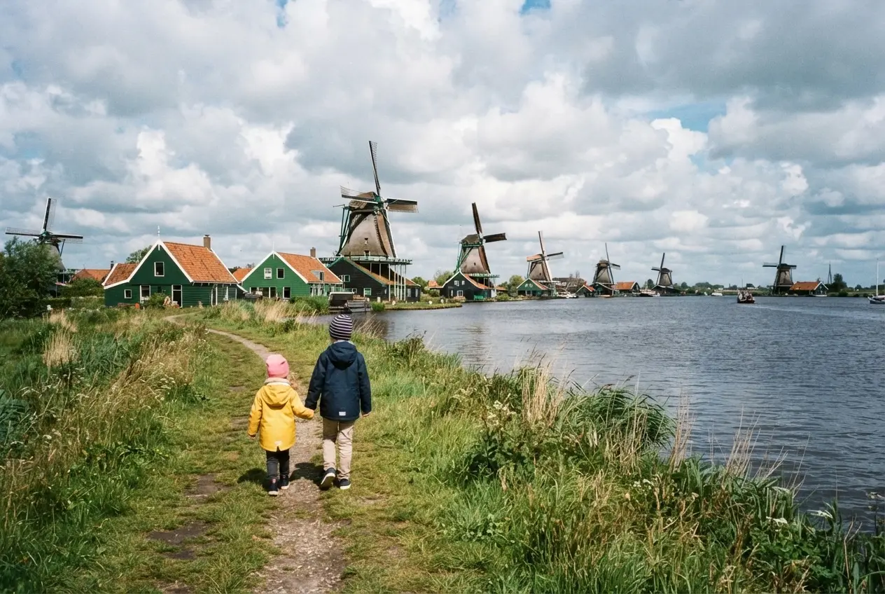 Mulini a vento di Zaanse Schans, Amsterdam