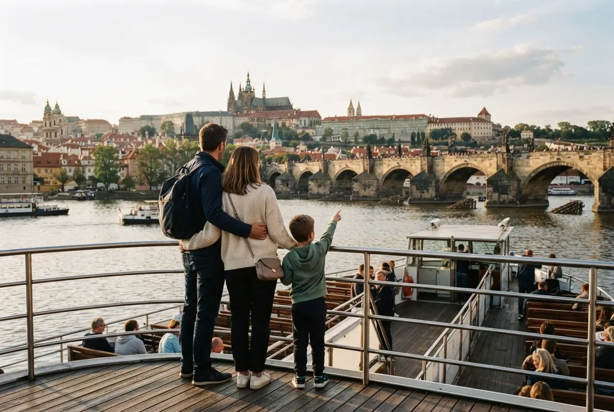 Crociera sulla Moldava, Praga