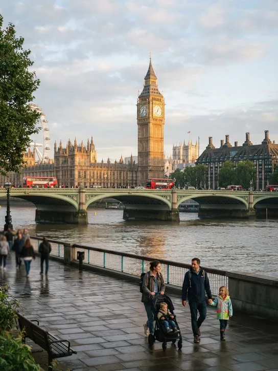 London with kids
